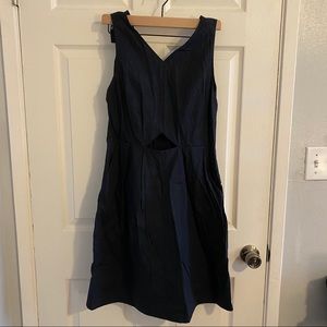 MADEWELL Navy Cutout Dress Size 12